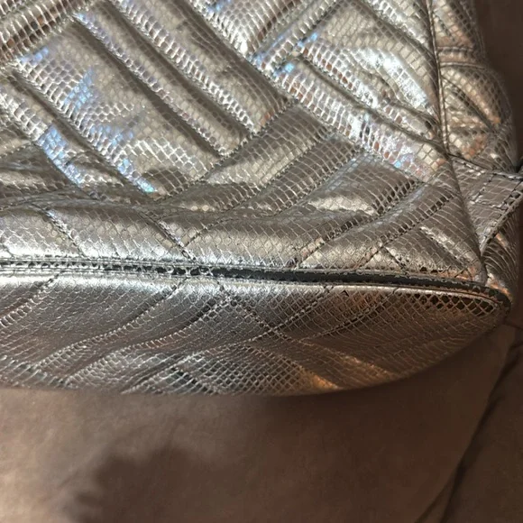 Silver Michael Kors leather backpack - Picture 10 of 13